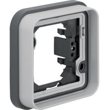 Berker 13283505 Wandplaat - Schakelaarafdekking - Grijs
