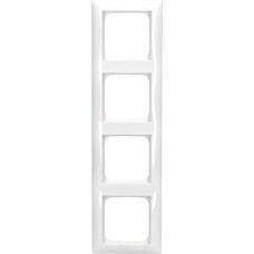 Busch-Jaeger 4-Modular White Frame - Electrical Frame