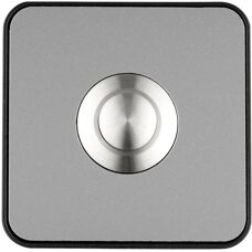 Grothe 64181 Stainless Steel Square Doorbell - Doorbell