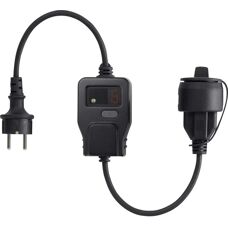 interBär Dämmerungsschalter - Timer 1-9h, IP44, Schwarz