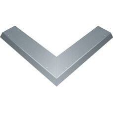Hager AKBA1500401 Blinddeckel-Außeneck 800 mm, 45° Stahl