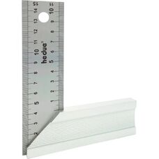 Escuadra de aluminio Hedue 150mm - Herramienta resistente