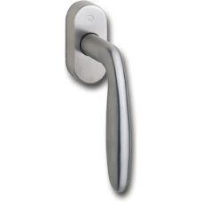 Hoppe Verona Raamkruk - Vierkant 7x35mm - Zilver - Raam