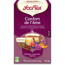 Yogi Thé Confort de l'âme - Infusion bio apaisante - Publicité