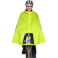 Tatonka Safety Yellow Bike Poncho - M - Waterproof Raincoat