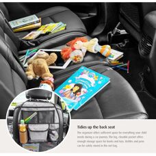 Reer Turvaistuimen Organizers - 41x58cm - Harmaa