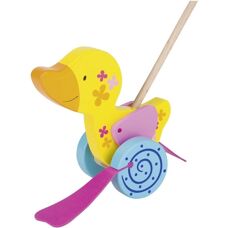 Goki 54913 giocattolo spingi e tira - Paperella Susibelle