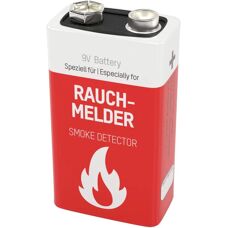Ansmann Lithium 9V-Block Battery - Smoke Detector Power