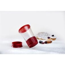 GSD 32035 Distributeur de sucre - 14cm Rouge Plastique - Publicité