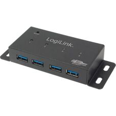 LogiLink UA0149 Hub USB 3.0 - concentrateur - Gris