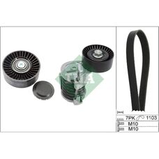 Kit cinghie Poly-V INA - Kit cinghie accessori BMW