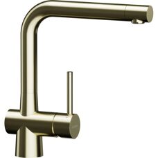 SCHOCK LAIOS FA Küchenarmatur - Flüsterperlator, 360° schwenkbar, Whitegold