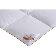 RIBECO Ella Daunenbettdecke - 135x200cm, warm, weiß