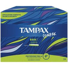 Assorbenti Tampax Super - Protezione Discreta, 8h - Cura Donna