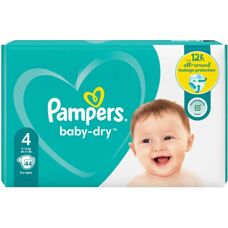 Pampers Baby-Dry Size 4 - 44 Nappies - 9-14kg