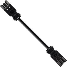 Kindermann 7444000322 Stromkabel - Schwarz, 2m, GST18
