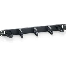 Equip 327311 - 19" Rack Mount Kábelkezelő panel - Fekete