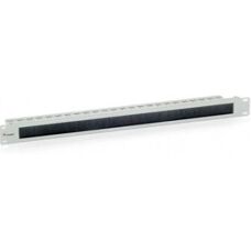 Equip 327411 Schwarzes 1U Rack Kabelpanel - Zubehör