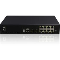 LevelOne GEP-1061 Managed Gigabit PoE Switch - 10 Ports