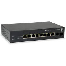LevelOne GEP-1051 Switch Gestito PoE Gigabit - 10 Porte, 70W