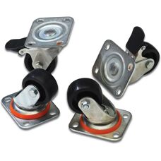 Digitus DN-19 Rack Casters Kit - Black - Rack Accessories