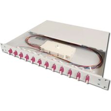 Digitus DN-96331-4 Fiber-Optic Splice Box - 1U - 19" Gray
