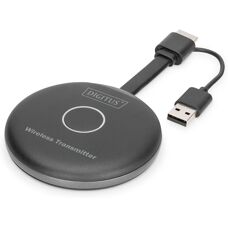 Digitus DS-55322 Drahtloser AV-Extender - Schwarz, Grau