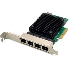 Digitus 2.5G PCIe Network Adapter - Quad-Port Ethernet