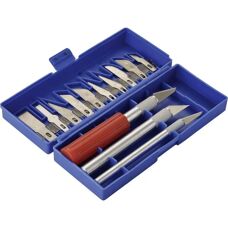 Set di bisturi Basetech - Kit di taglio preciso - 16 lame