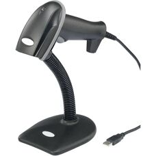 Renkforce LS6300E USB Kit Scanner de codes-barres - Laser 1D, Câble, Noir