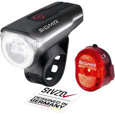 Sigma Sport Aura 60 USB & Nugget II Fahrradlicht-Set - Schwarz