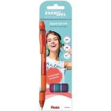 Pentel Energel X BL107 Gelstift-Set - Verschiedene Farben
