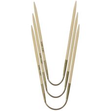 addi Bambus Doppelnadeln CraSyTrio - 21-24cm, Stärke 5