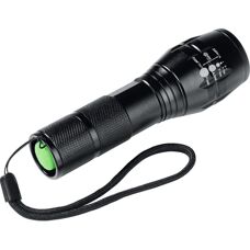 easymaxx Sicherheits-Taschenlampe - 400lm, 5 Modi, Schwarz