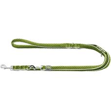 Hunter Hundeleine Lime - Verstellbare Mesh-Leine 20/200cm