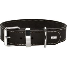 Obroża dla Psów Hunter Aalborg Czarna - Regulowana, Skóra, 20-24cm