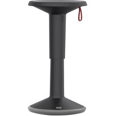 interstuhl UP multizsámolyok - Höhenverstellbar 450-630mm - Schwarzer Sitz mit weicher Polsterung - Drehbarer Oberteil - Gasfederverstellung - Recycelbare Materialien - Für den Innenbereich geeignet - Basisdurchmesser 330mm