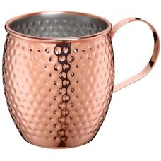 Cilio Koppar Moscow Mule-mugg - Hammerad yta - 50cl