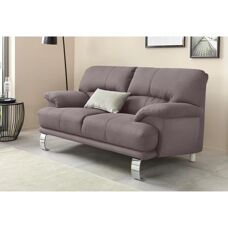TRENDMANUFAKTUR Cecilia II - Taupe 2-Sitzer Sofa
