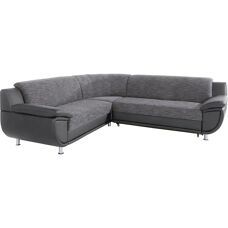TRENDMANUFAKTUR Rondo 3 - L-Form Sofa - Modern, Grau