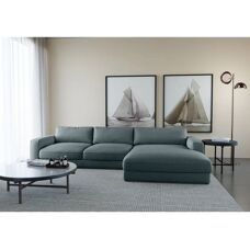 Places of Style Bloomfield L-Form Sofa - Feincord