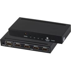 Shiverpeaks SP05-02004 HDMI Umschalter - 4K2K, 3D, Metall