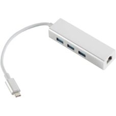 S-Conn 14-05025 Ethernet Netzwerkkarte - USB-C, RJ45