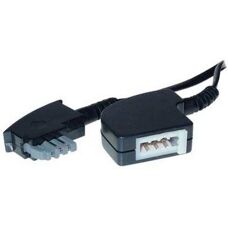 S-Conn 70213 TAE-N - TAE-N, 3 m, Connecteur audio noir