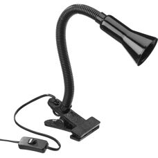 TRIO LIGHTING Lampe de Bureau Flexible Noire Réglable