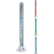Titanová stojací lampa s barevnými rybami - Stojací lampa