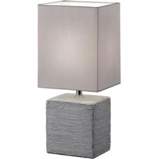 BigBuy R50131087 Szara Nowoczesna Lampa Biurkowa - Lampa Biurkowa
