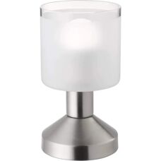 Reality R59521007 - Lampada da Tavolo - Finitura Nichel Moderna