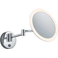 Trio Chrome Bathroom Mirror Light 3000K - Modern, IP44, 3W