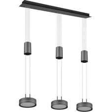 Trio Franklin 2-flammige 9W LED Deckenleuchte - Modern Anthrazit